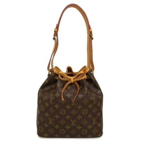 Louis Vuitton Petite Noe Monogram Canvas Leather Shoulder Bag - Picture 1 of 11